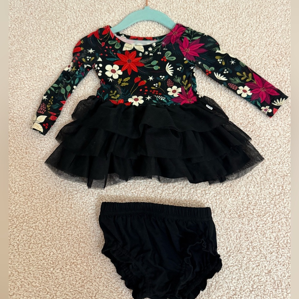 Little Sleepies Christmas Dress 0-3